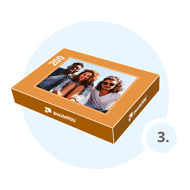 Steg 3: Välj låda för ditt fotopussel