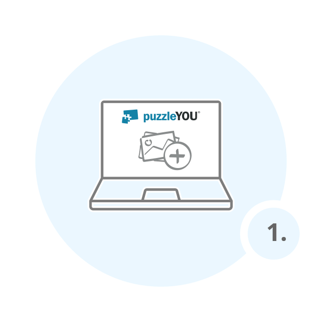 SMART SORTED Pusseldesign - Steg 1 Ladda upp foto