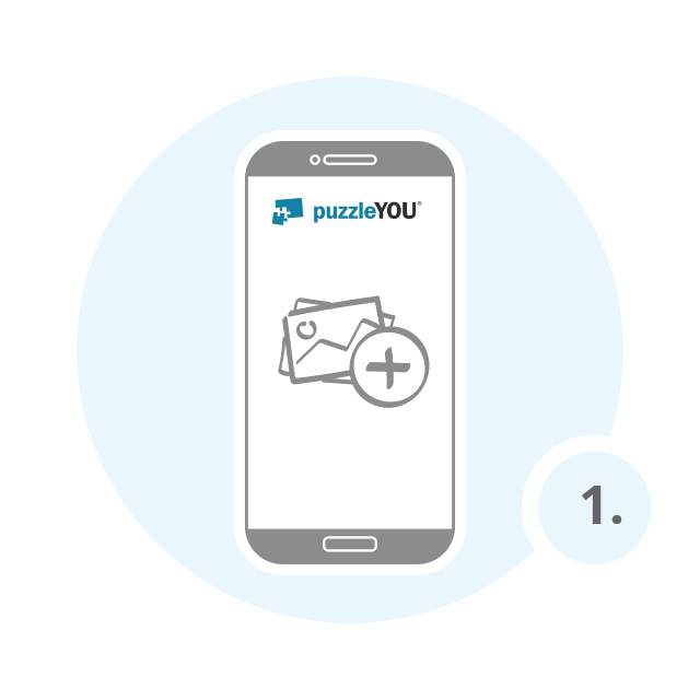 SMART SORTED Pusseldesign - Steg 1 Ladda upp foto_mobile