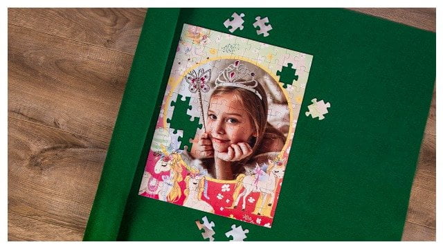 Tillbehör för enhörningspussel- matta