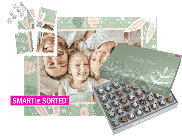 överraskningspussel påsk - Daisies