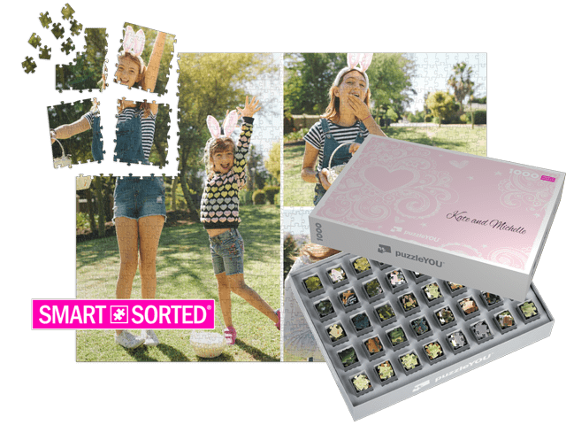 överraskningspussel påsk - Pure Love (pink)