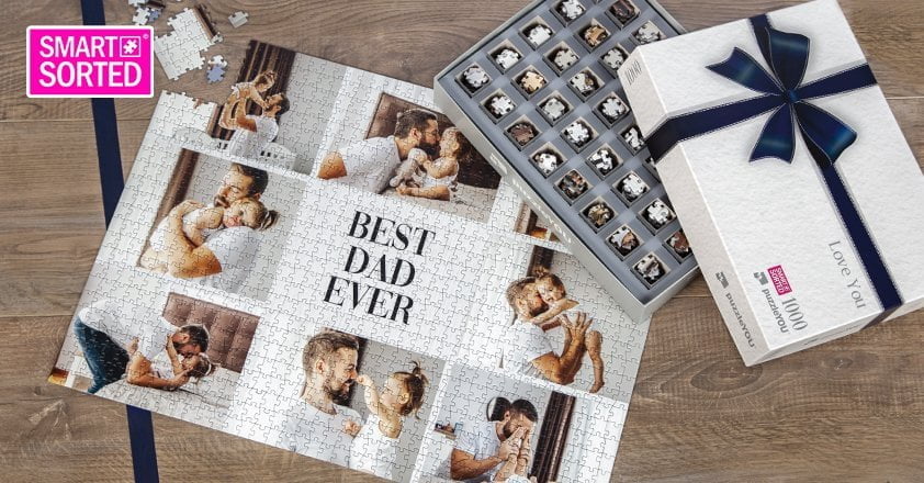 Överraskningspussel till fars dag