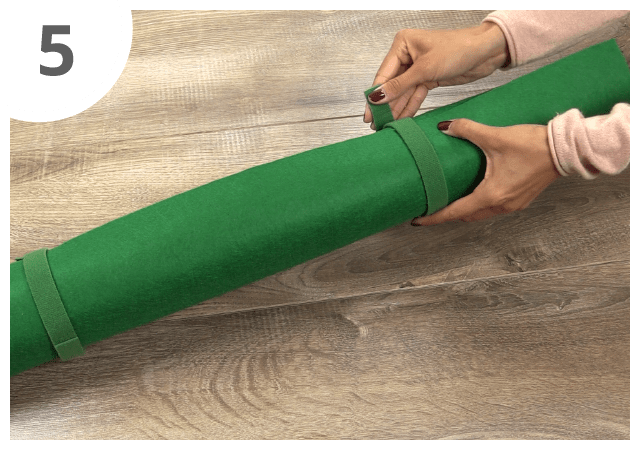 Instruktioner pusselmattan steg 5