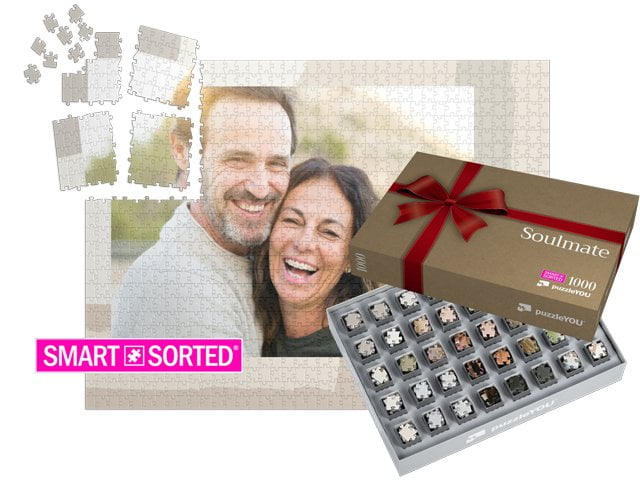 överraskningspussel Alla hjärtans dag - Gift Ribbon red