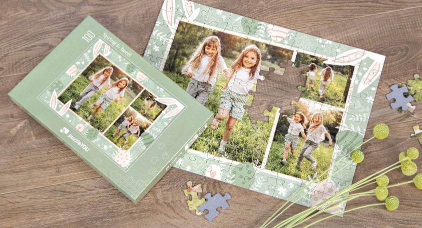 Fotopussel från puzzleYOU till påsk