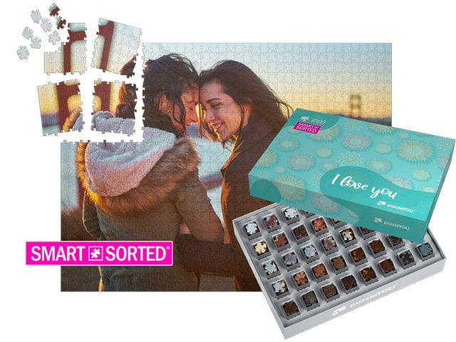 överraskningspussel Alla hjärtans dag - Vår