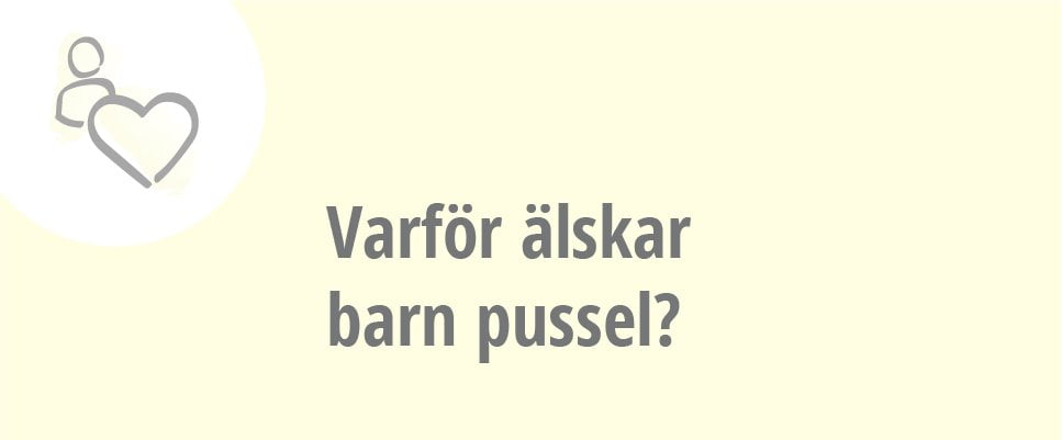 Barn älskar pussel