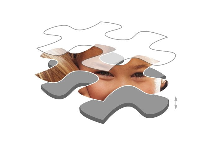 Pusselbitarnas tjocklek