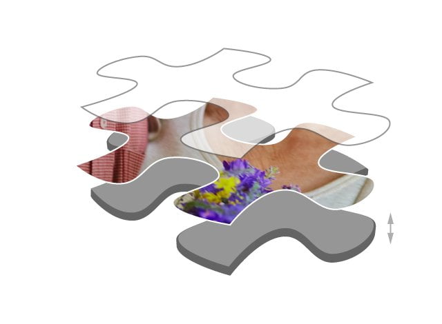 Pusselbitarnas tjocklek