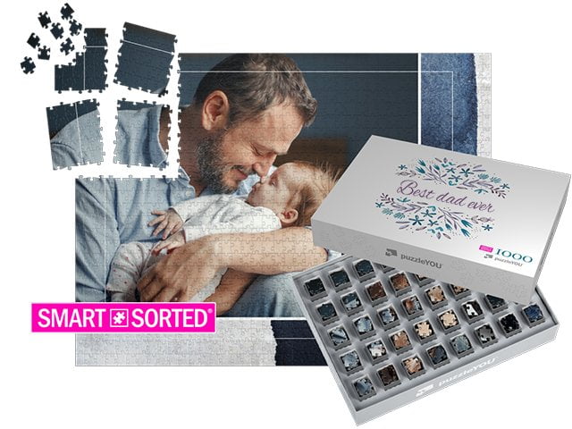 pussellåda Flowering time (blue)